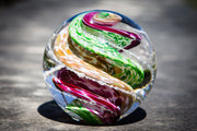 Spirit Swirl Orb with Cremation Ashes